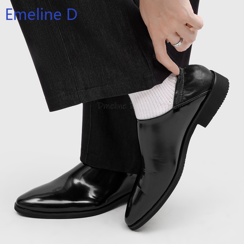 Men'S Urban Formal Wear - Erkek Parlak Rugan Deri Loafer Ayakkabılar