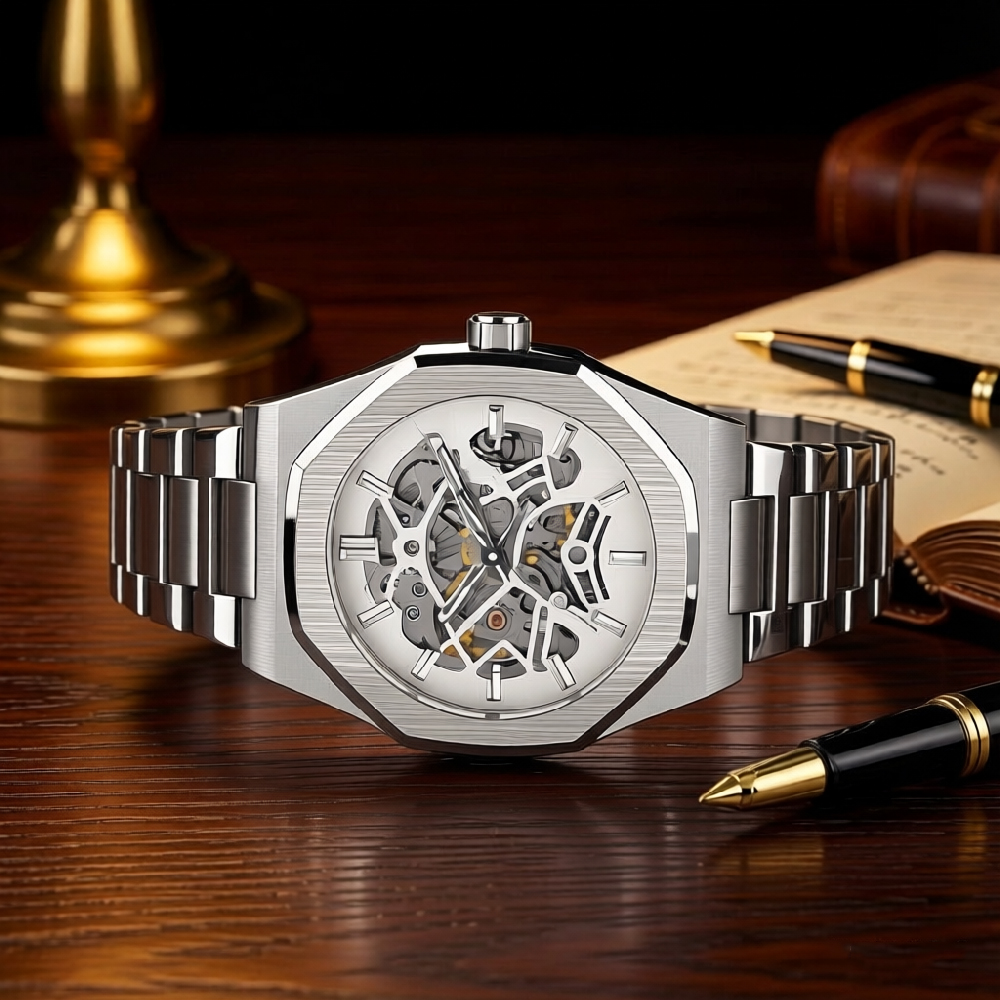 Men'S Formal Wear Watches - FORSINING İskelet Mekanik Saat Erkekler İçin