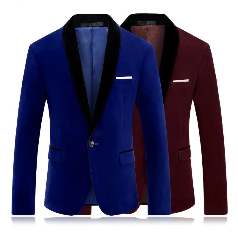 Wool Suit Jacket - 2024 son pantolon ceket tasarımları kraliyet