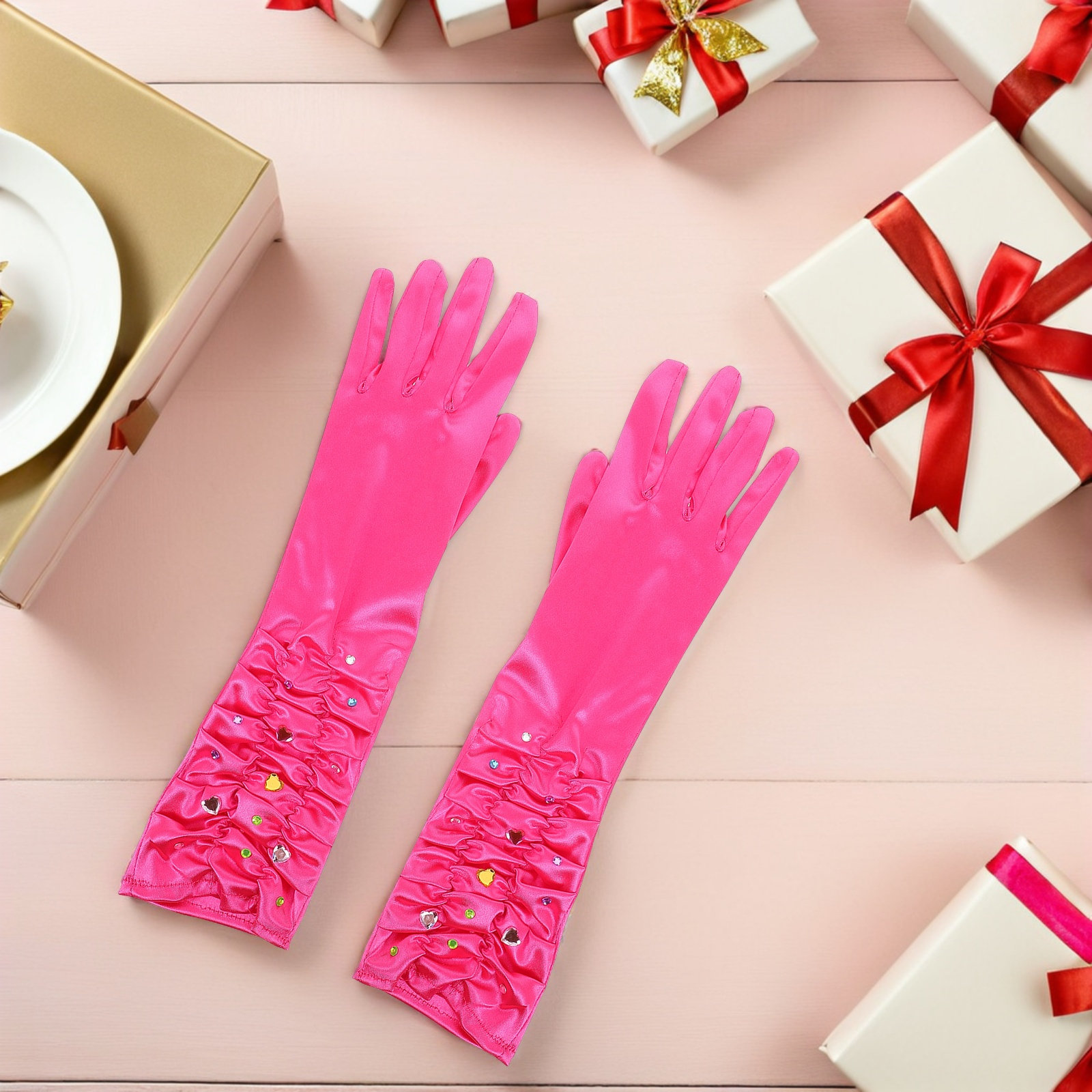 1 Set Kız Çocuk Prenses Eldive - Formal Glove Leather incelemesi ve fiyatı