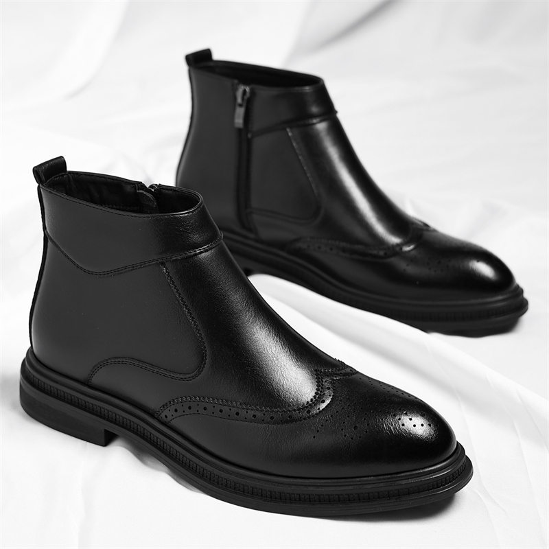 Sonbahar Kış Kalın Tabanlı Erk - Men'S Style Formal Wear incelemesi ve fiyatı