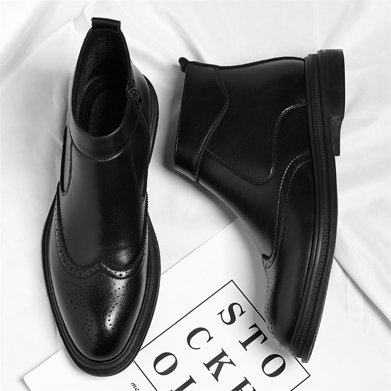 Sonbahar Kış Kalın Tabanlı Erk - Men'S Style Formal Wear incelemesi ve fiyatı