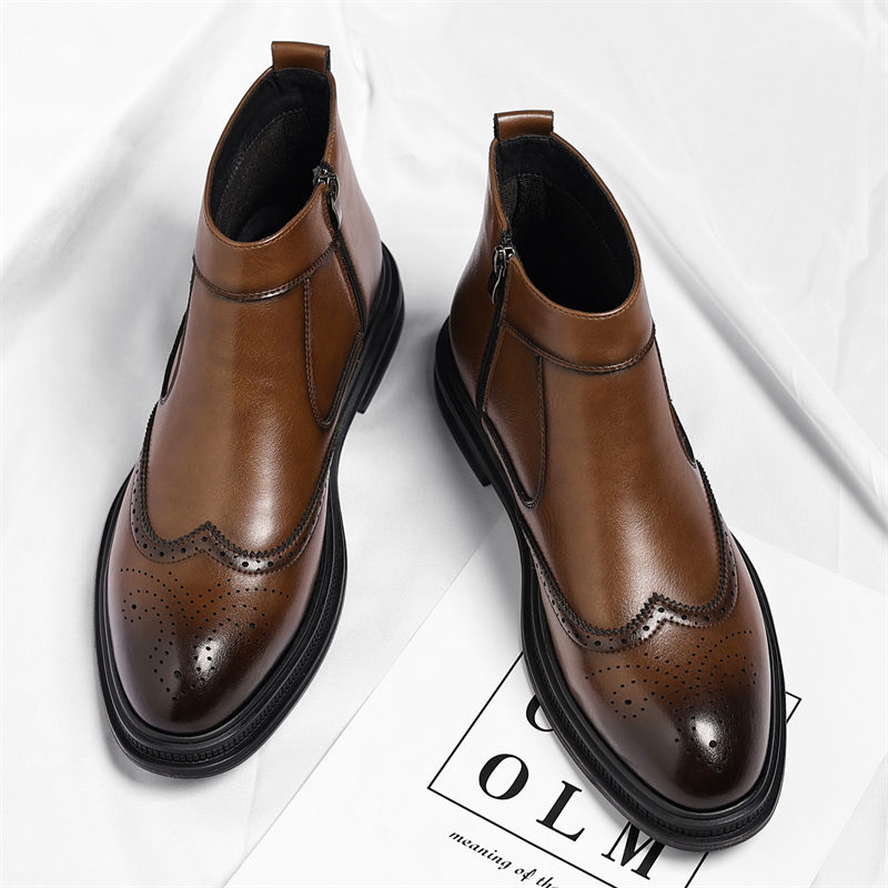 Sonbahar Kış Kalın Tabanlı Erk - Men'S Style Formal Wear incelemesi ve fiyatı