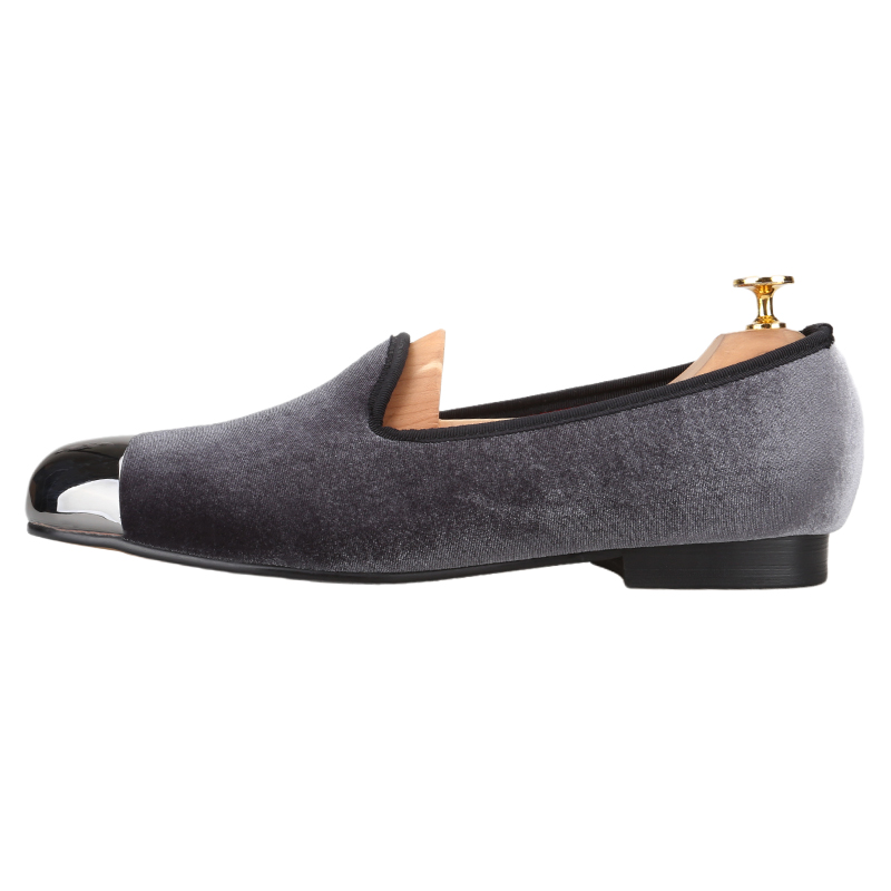 Piergitar Gri Kadife Slip-On L - Men'S Formal Wear Slippers incelemesi ve fiyatı