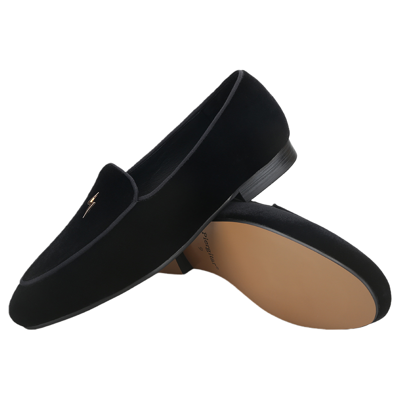 Piergitar Siyah Renk Kadife Er - Men'S Formal Wear Slippers incelemesi ve fiyatı