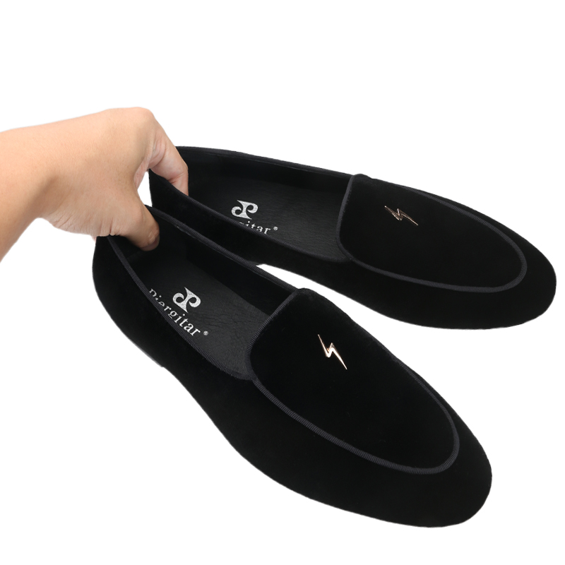 Piergitar Siyah Renk Kadife Er - Men'S Formal Wear Slippers incelemesi ve fiyatı