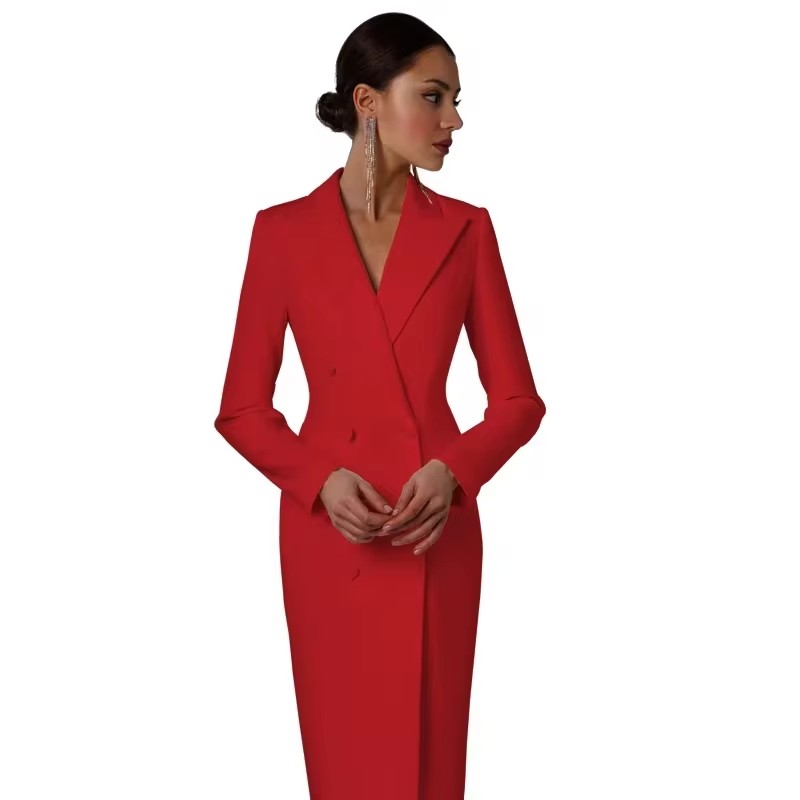 Sonbahar Beyaz Kruvaze Kadın U - Men Formal Wear Wedding Guest incelemesi ve fiyatı