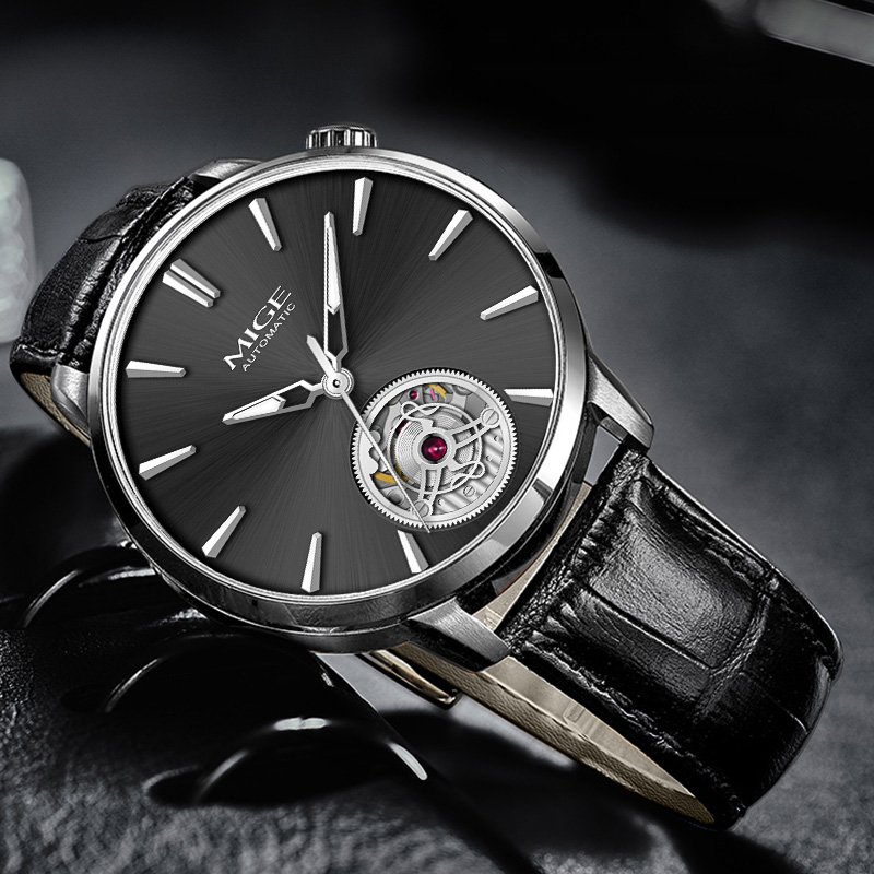 MIGE Slim Erkekler Hollow Otom - Men'S Formal Wear Watches incelemesi ve fiyatı