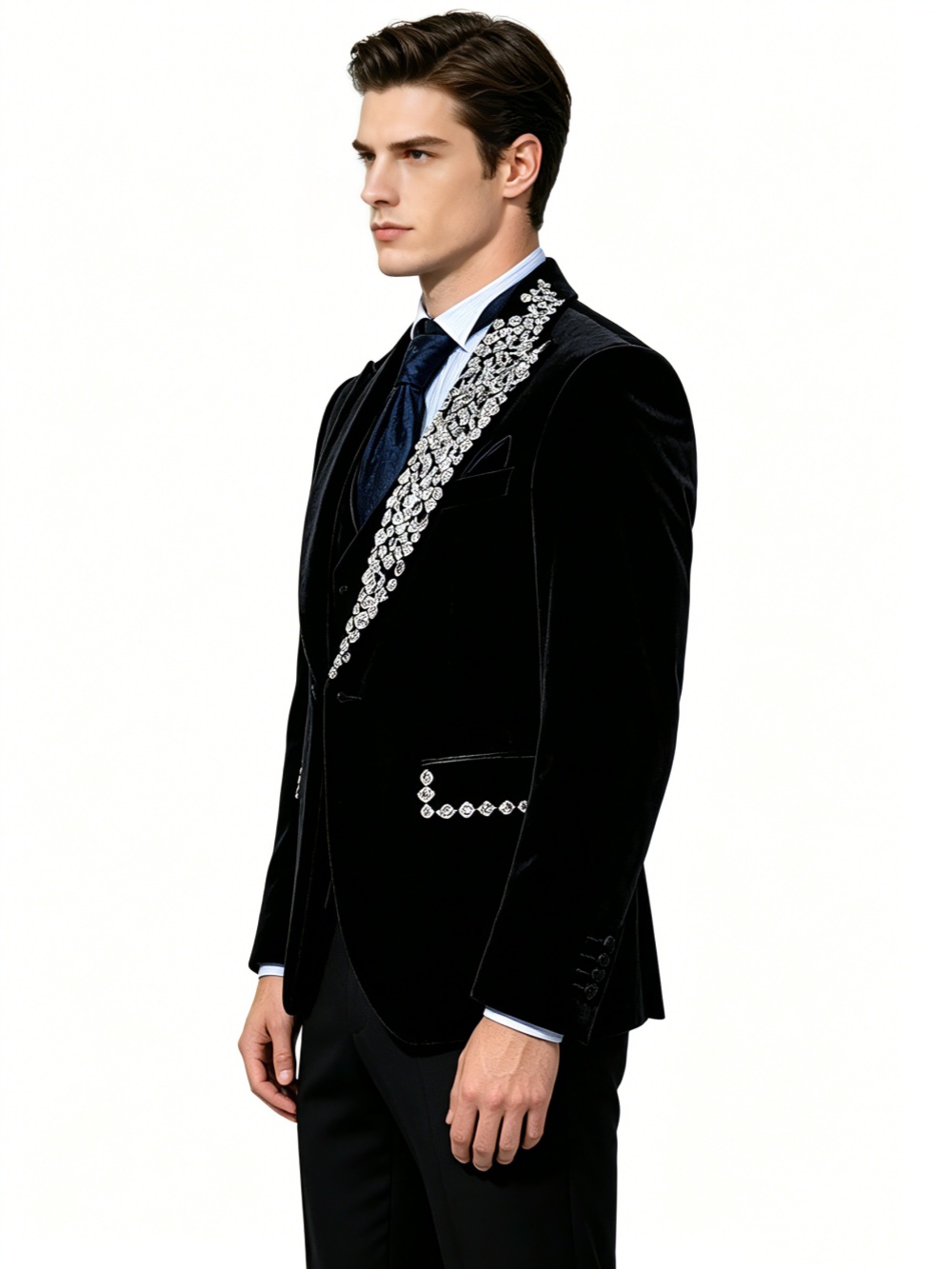 Resmi Düğün Smokinleri Kadife  - Men'S Formal Evening Wear incelemesi ve fiyatı