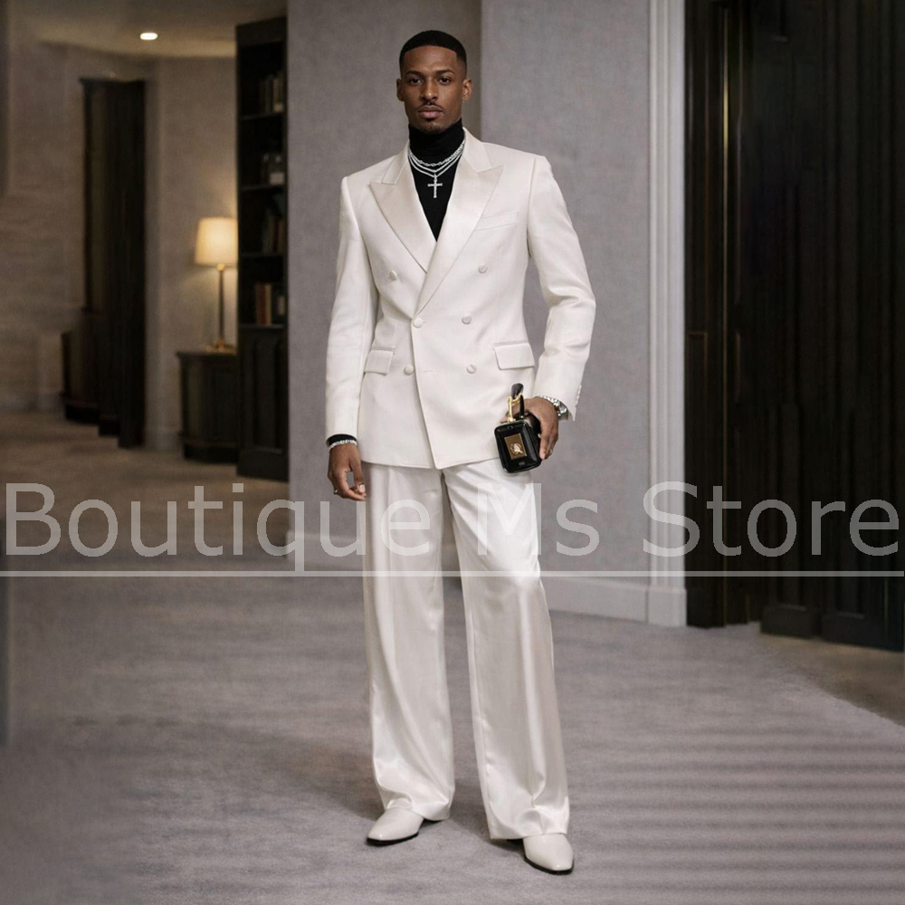 Erkek Beyaz Saten Takım Elbise - Men'S Formal Evening Wear incelemesi ve fiyatı