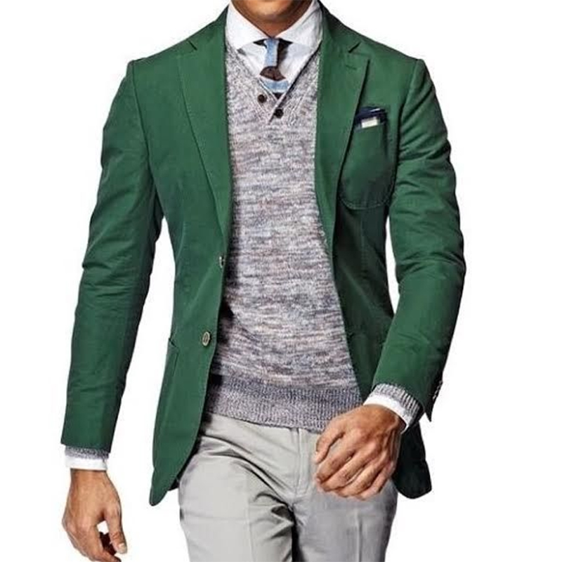 Yeşil Blazer erkekler için yeş - Wool Suit Jacket incelemesi ve fiyatı