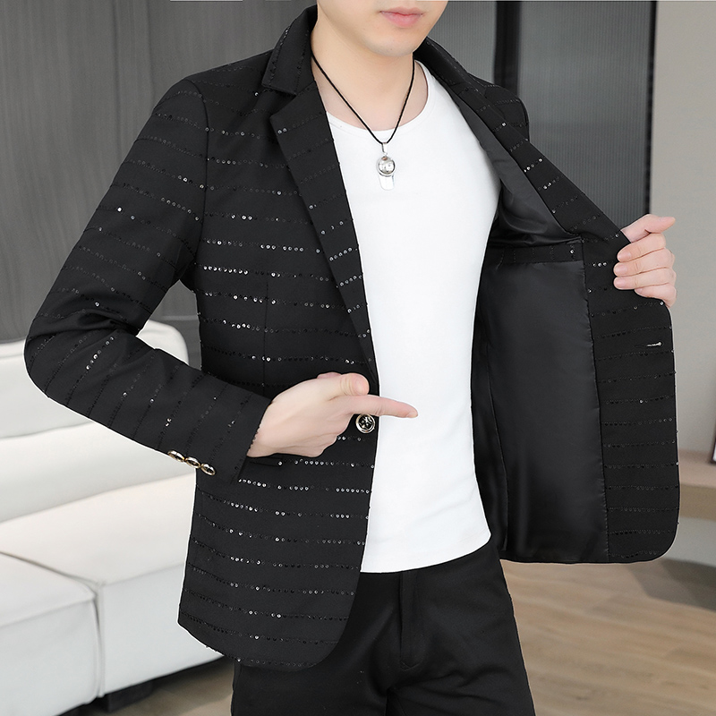 Blazer Erkek Payetli Lüks Sıca - Men'S Style Formal Wear incelemesi ve fiyatı